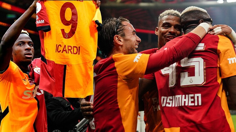 Osimhen derbiyi yine boş geçmedi, gözünü Icardi'nin rekoruna dikti