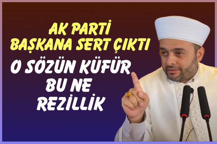 Halil Konakçı Hoca AK Partili Kabaktepe'ye sert çıktı.. Ağzından çıkana dikkat et bu sözün küfürdür